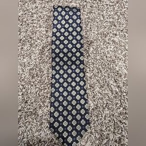 FRATELLI MODA 100% SILK HANDMADE ITALY MENS TIE GEOMETRIC